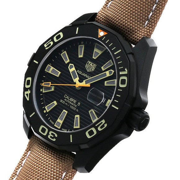 Tag Heuer Aquaracer 300 Calibre 5 Black Dial Watch for Men - WAY208C.FC6383 - Picture 4 of 16